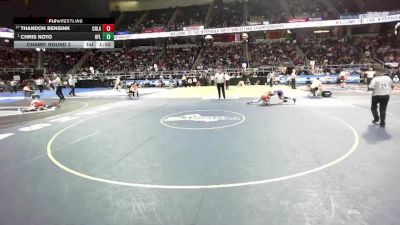 II-131 lbs Champ. Round 2 - Chris Noto, Honeoye Falls-Lima vs Thandon Bensink, Chautauqua Lake