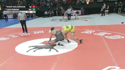Cons. Round 1 - Cade Pribnow, Bergan Catholic vs Tavrin VanLaningham, Raymond Central