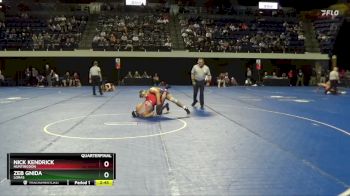 174 lbs Quarterfinal - Nick Kendrick, Huntingdon vs Zeb Gnida, Loras