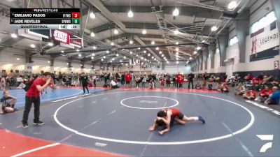 110 lbs Quarterfinal - Emiliano Pasos, Fitness Fight Factory Wrestling Club vs Jade Reveles, El Paso Wildcats Wrestling Club