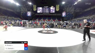 120 lbs Cons 16 #2 - Nico Rivera, NY vs Cole Gentsch, IL