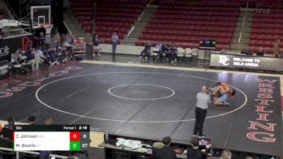 184 lbs Finals (2 Team) - Micah Dicarlo, The Citadel vs Cameron Johnson, Morgan State