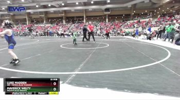 40 lbs Cons. Round 2 - Luke Madden, WR - Topeka Blue Thunder vs Maverick Welty, Wichita Blue Knights