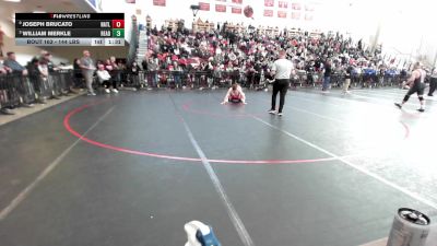 144 lbs Quarterfinal - Joseph Brucato, North Attleborough vs William Merkle, Reading