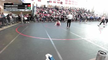 144 lbs Quarterfinal - Joseph Brucato, North Attleborough vs William Merkle, Reading