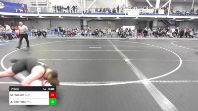 285 lbs Round Of 32 - Matt Walker, Sacred Heart University vs Jordan Espinosa, Millersville University