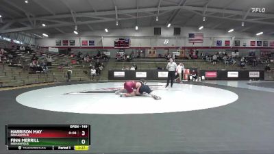 149 lbs Cons. Round 2 - Finn Merrill, Indianapolis vs Harrison May, Indianapolis