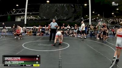 76 lbs Round 5 (8 Team) - Caleb Tsikerdanos, Warhawks Wrestling vs Vincent Foster, Mat Assassins Black