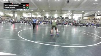 220 lbs Quarterfinal - Alexander Duhart, Bad Wolf MMA vs Gavin Brooks, Dandridge Wrestling Club