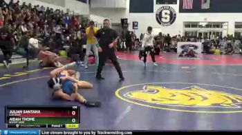106 lbs Cons. Round 2 - Julian Santana, Los Osos vs Aidan Thome, Bishop Amat