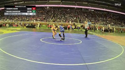 D1-106 lbs Cons. Round 1 - Mahdi Dakroub, Dearborn Heights Crestwood vs Joseph Hahn, Clarkston HS