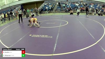 14U Boys - 84 lbs Champ. Round 1 - Caleb Shipman, Young Guns Nashville Wrestling vs Brody Gustin, Michigan Premier WC