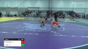 108 lbs Semifinal - Richie Clementi, Gladiator Academy Wrestling vs Logan Lau, Golden Back