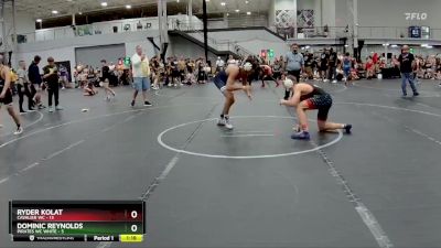 144 lbs Round 2 (8 Team) - Ryder Kolat, Cavalier WC vs Dominic Reynolds, Pirates WC White