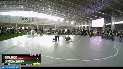 53 lbs Quarterfinal - Rockwell Oldroyd, Westlake Wrestling Club vs Diego Tovar, Prosser Wrestling Academy