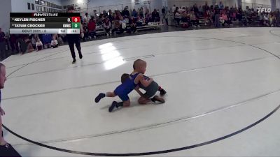 6 lbs Semifinal - Tatum Crocker, Kearney MatCats Wrestling Club vs Keylen Fischer, Clarkson Leigh
