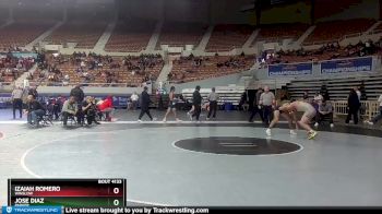 D4-138 lbs Quarterfinal - Izaiah Romero, Winslow vs Jose Diaz, Parker