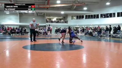 170 lbs Champ. Round 3 - Analize Tapia, Lowell (Girls) vs Tia Stewart, Sandusky