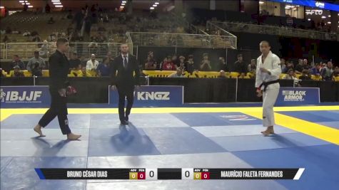 Maurício Faleta Fernandes vs Bruno César Dias 2025 Pan Jiu Jitsu IBJJF Championship