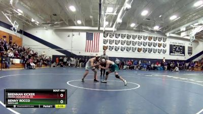 144 lbs Cons. Round 4 - Brennan Kicker, Medina Highland (A), OH vs Benny Rocco, WestLake