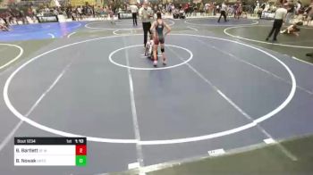 86 lbs Quarterfinal - Braiden Bartlett, 3F Wrestling vs Bently Nowak, Untouchables