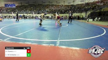 155 lbs Round Of 16 - Kellan Powers, Standfast vs Elijah PETERSON, Darko Valley Wolfpak