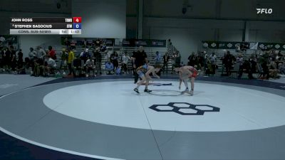 45 kg Cons. Sub-semis - John Ross, Triumph Wrestling vs Stephen Bagocius, Steller Trained Wrestling