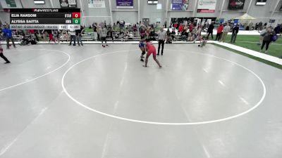 JR GIRLS HARDLUCK - 144.8-152.8 Champ. Round 1 - Webeline Naklen, North Dakota vs Liliana Mathiason, Coon Rapids Mat Bandits Wrestling Club