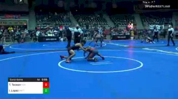 101 lbs Consolation - Treshaun Tecson, Team Tulsa vs Ivan Lopez, Whitted Trained