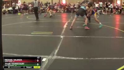 107 lbs Quarterfinals (8 Team) - Tyler Youngcourt, Mat Assassins vs Michael Valenza, Frost Gang