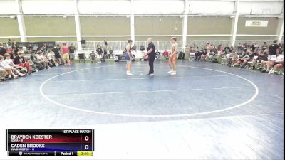 175 lbs Placement Matches (8 Team) - Brayden Koester, Iowa vs Caden Brooks, Washington