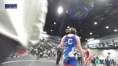 125/135 lbs Quarterfinal - Brinley Bean, Elgin Wrestling vs Sloane Lang, Choctaw Ironman Youth Wrestling