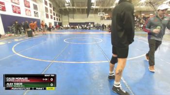 133 lbs Cons. Round 4 - Caleb Morales, Montana State-Northern vs Alex Tabor, Lindsey Wilson (Ky.)