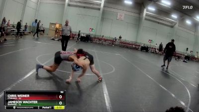 92 lbs Round 5 (6 Team) - Chris Weiner, CTWHALE vs Jameson Wachter, Rampage