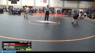 235 lbs Cons. Semi - Trinity Young, Linn-Mar vs Gwen Canney, Cedar Rapids Kennedy