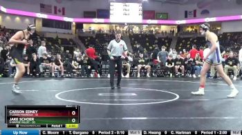 195 lbs 5th & 7th Place - Jake Schoer, 5-Wapsie Valley vs Carson Edney, 7-Logan-Magnolia