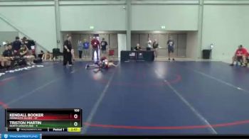 100 lbs Round 2 (8 Team) - Kendall Booker, Minnesota Silver vs Triston Martin, North Dakota Red