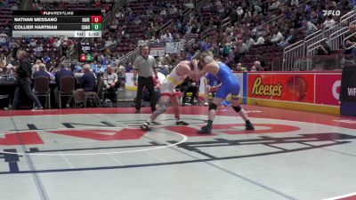 139 lbs First Round - Nathan Messano, Haverford vs Collier Hartman, Canon-McMillan