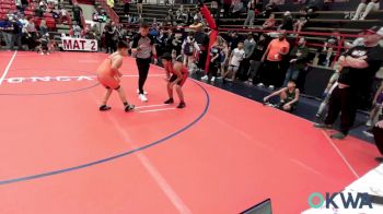 Rr Rnd 3 - Michael Lonechief, Pawnee Peewee Wrestling vs Sky Wildcat, Pawhuska Elks Takedown