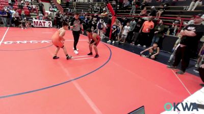 Rr Rnd 3 - Michael Lonechief, Pawnee Peewee Wrestling vs Sky Wildcat, Pawhuska Elks Takedown