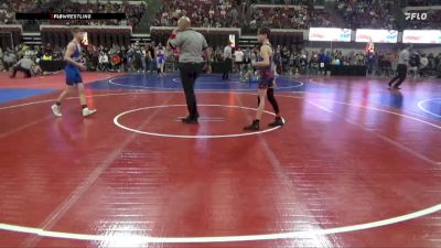 95 lbs Champ. Round 2 - Jaxon Steffenson, North Montana Wrestling CLub vs Crew O`Connor, Butte Wrestling Club