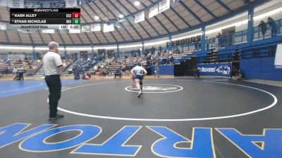 184 lbs Quarterfinal - Ethan Nicholas, Northeast Oklahoma vs Kash Alley, Colby Community College