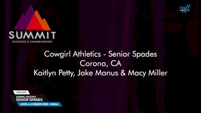 Cowgirl Athletics - Senior Spades [2025 L4.2 Senior Coed - Small Prelims] 2025 The D2 Summit