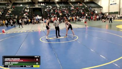 126 lbs Champ. Round 1 - James Pearson, Eagle Crest Wrestling Club vs Drew Godsey, Wray Eagles