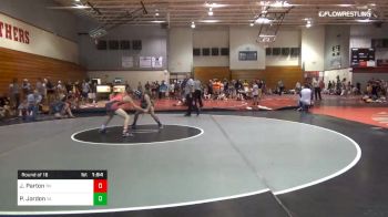 132 lbs Round Of 16 - Josh Parton, Tn vs Patrick Jordon, Va