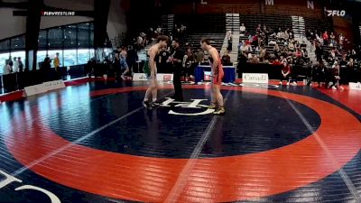 71kg Cons. Round 3 - Nathaniel Cormier, Club De Lutte Acadie Bathurst vs Maclean Purvis, Edmonton Wrestling Club