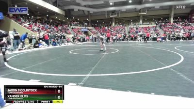58 lbs Round 1 - Xander Elms, Team Haysville vs Jaxon McClintock, Team Lightning