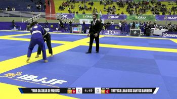 Thayssa Lima Dos Santos Barreto vs Yana Da Silva De Freitas 2025 Brasileiro Jiu-Jitsu IBJJF