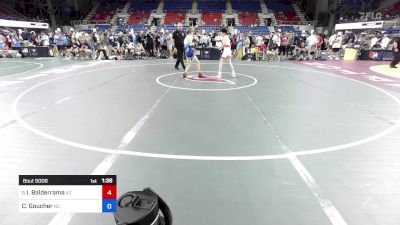 88 lbs Rnd Of 32 - Isaiah Balderrama, AZ vs Christopher Goucher, NC