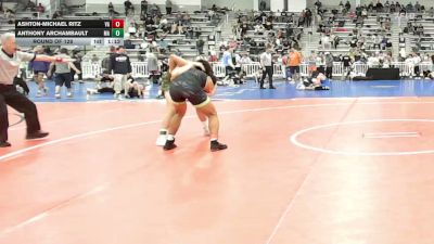 170 lbs Round Of 128 - Ashton-Michael Ritz, VA vs Anthony Archambault, MA
